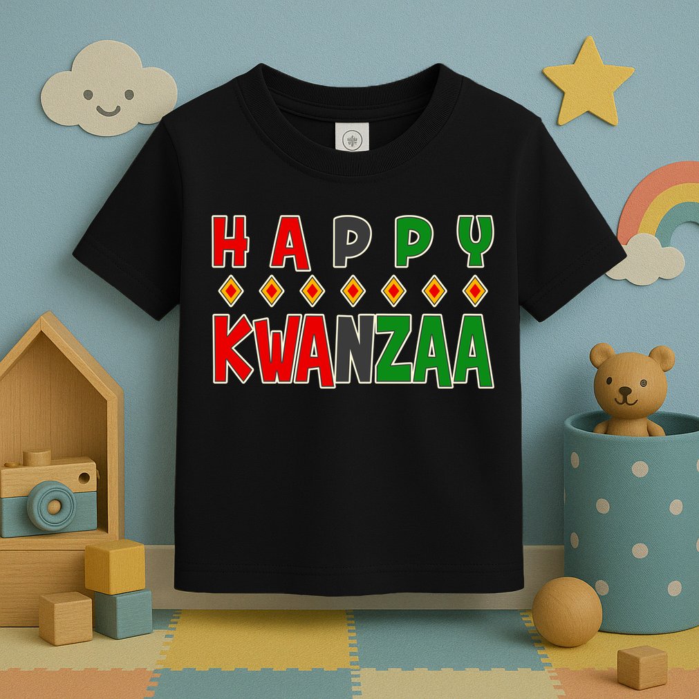 Happy Kwanzaa Holiday Toddler T-Shirt