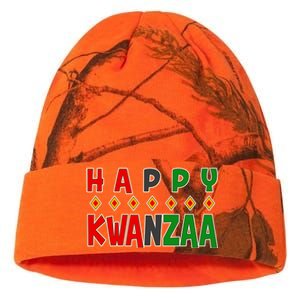 Happy Kwanzaa Holiday Kati Licensed 12" Camo Beanie