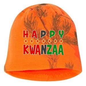 Happy Kwanzaa Holiday Kati - Camo Knit Beanie