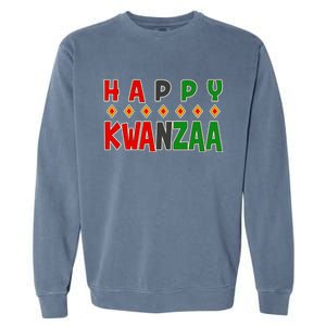 Happy Kwanzaa Holiday Garment-Dyed Sweatshirt