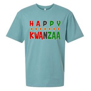 Happy Kwanzaa Holiday Sueded Cloud Jersey T-Shirt