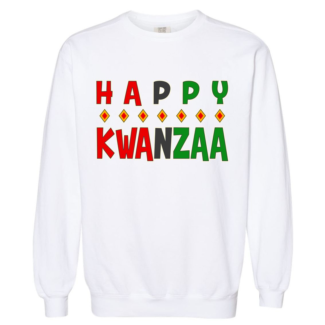 Happy Kwanzaa Holiday Garment-Dyed Sweatshirt