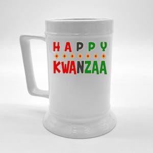 Happy Kwanzaa Holiday Beer Stein