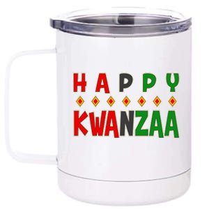 Happy Kwanzaa Holiday 12 oz Stainless Steel Tumbler Cup