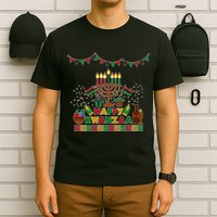 Happy Kwanzaa Traditional Colors Kinara Candles T-Shirt
