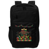 Happy Kwanzaa Traditional Colors Kinara Candles Impact Tech Backpack