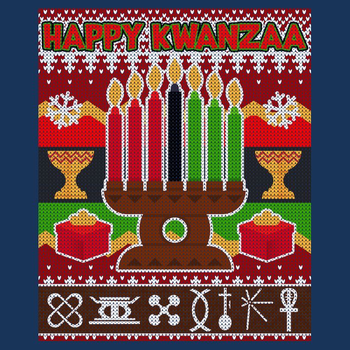 Happy Kwanzaa Ugly Sweater Cooling Performance Crew T-Shirt