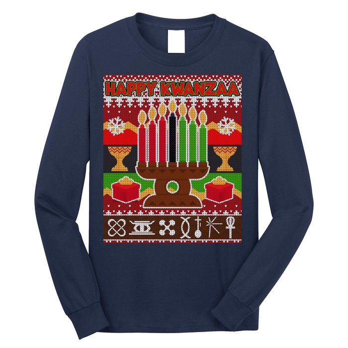 Happy Kwanzaa Ugly Sweater Long Sleeve Shirt