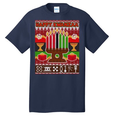 Happy Kwanzaa Ugly Sweater Tall T-Shirt