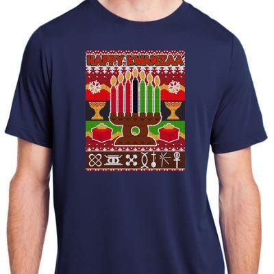 Happy Kwanzaa Ugly Sweater Adult ChromaSoft Performance T-Shirt