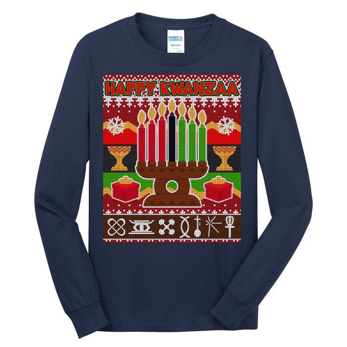 Happy Kwanzaa Ugly Sweater Tall Long Sleeve T-Shirt