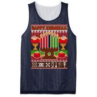 Happy Kwanzaa Ugly Sweater Mesh Reversible Basketball Jersey Tank