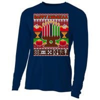 Happy Kwanzaa Ugly Sweater Cooling Performance Long Sleeve Crew