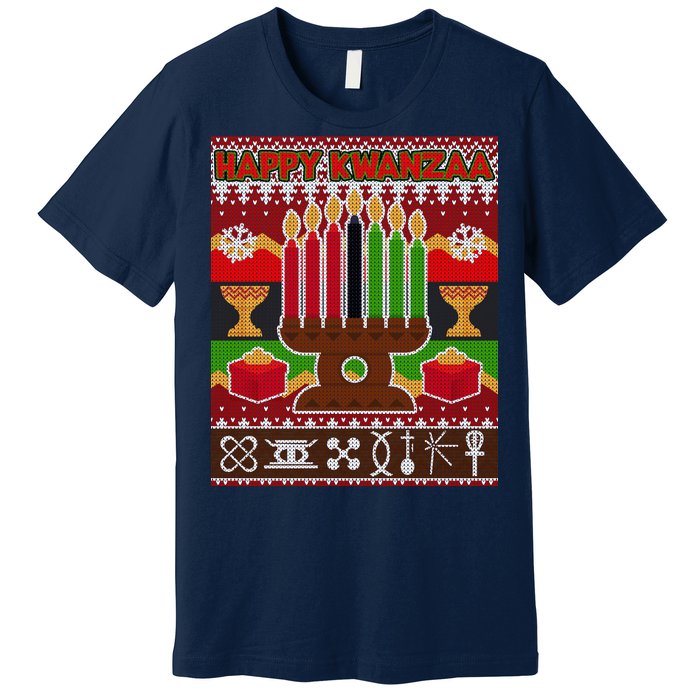 Happy Kwanzaa Ugly Sweater Premium T-Shirt