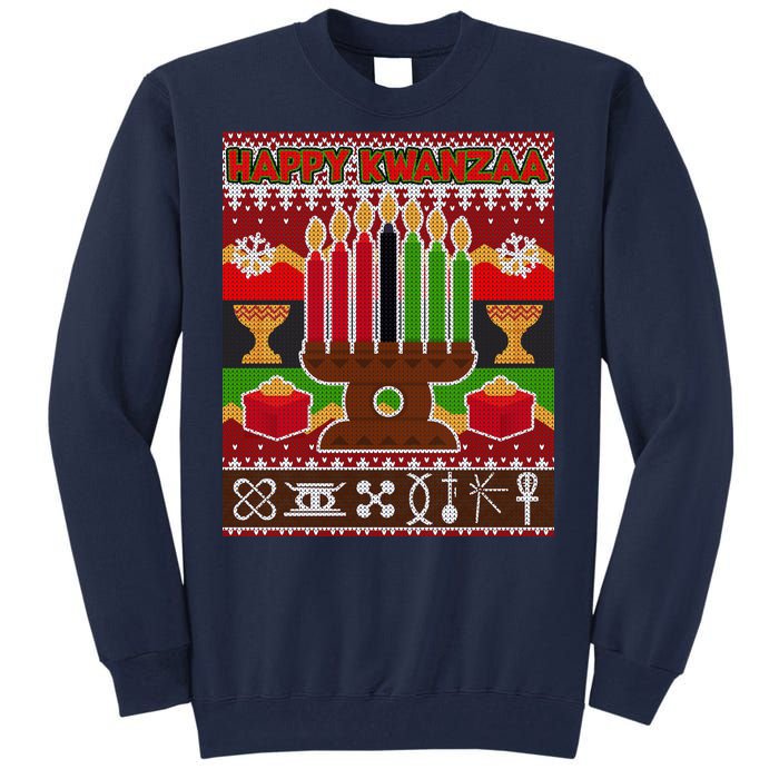 Happy Kwanzaa Ugly Sweater Tall Sweatshirt