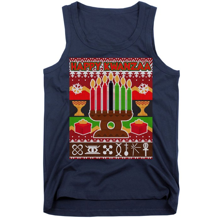 Happy Kwanzaa Ugly Sweater Tank Top