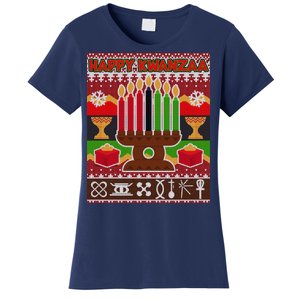 Happy Kwanzaa Ugly Sweater Women's T-Shirt