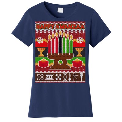 Happy Kwanzaa Ugly Sweater Women's T-Shirt