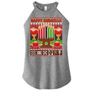 Happy Kwanzaa Ugly Sweater Women's Perfect Tri Rocker Tank