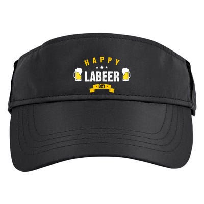 Happy Labeer Day Adult Drive Performance Visor