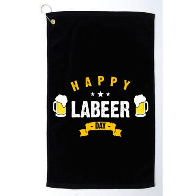 Happy Labeer Day Golf Towel
