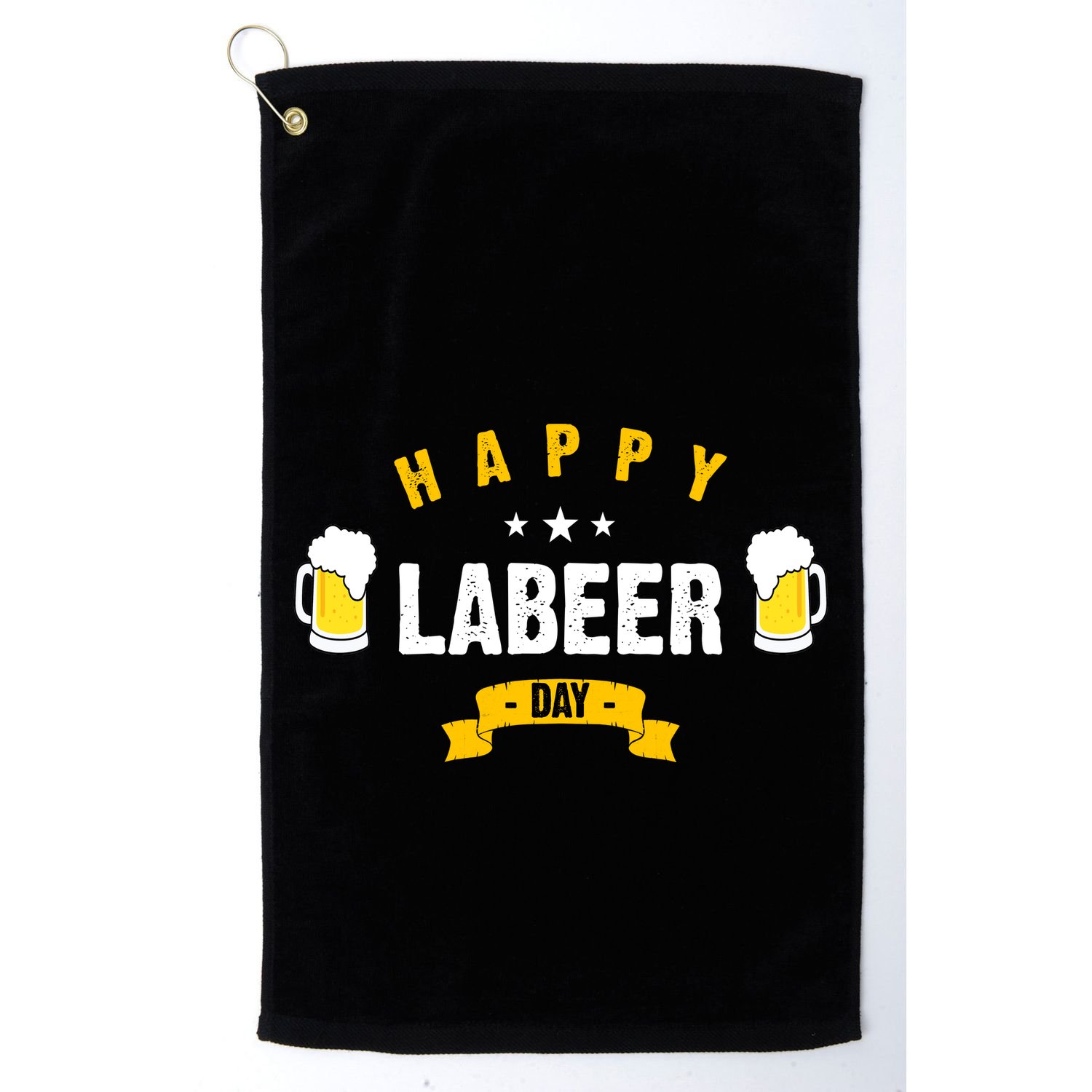 Happy Labeer Day Golf Towel