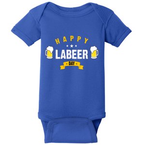 Happy Labeer Day Baby Bodysuit