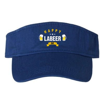 Happy Labeer Day Valucap Bio-Washed Visor