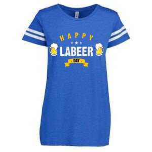 Happy Labeer Day Enza Ladies Jersey Football T-Shirt