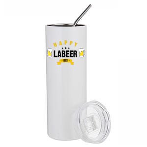 Happy Labeer Day Stainless Steel Tumbler