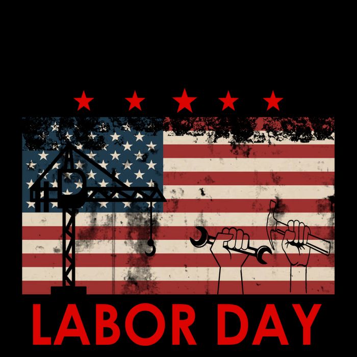 Happy Labor Day American Workers Flag Mug