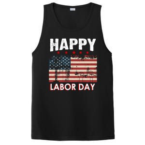 Happy Labor Day American Workers Flag PosiCharge Competitor Tank