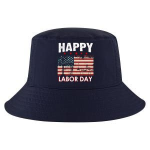 Happy Labor Day American Workers Flag Cool Comfort Performance Bucket Hat