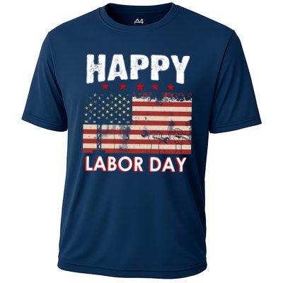 Happy Labor Day American Workers Flag Performance Shirt