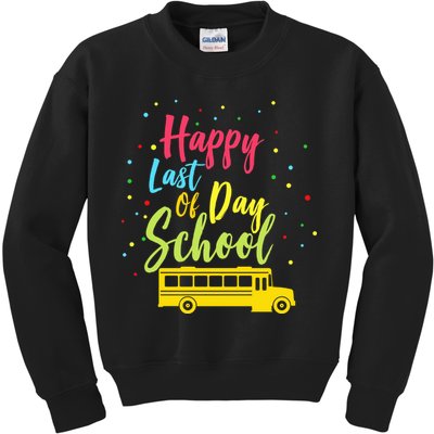 Happy Last Day of School Kids Sweatshirt