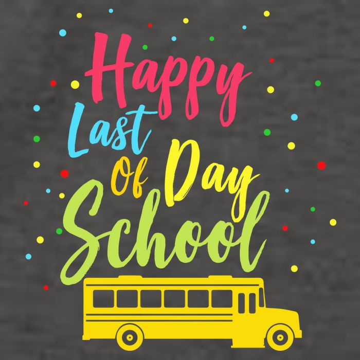 Happy Last Day of School Vector Backpack