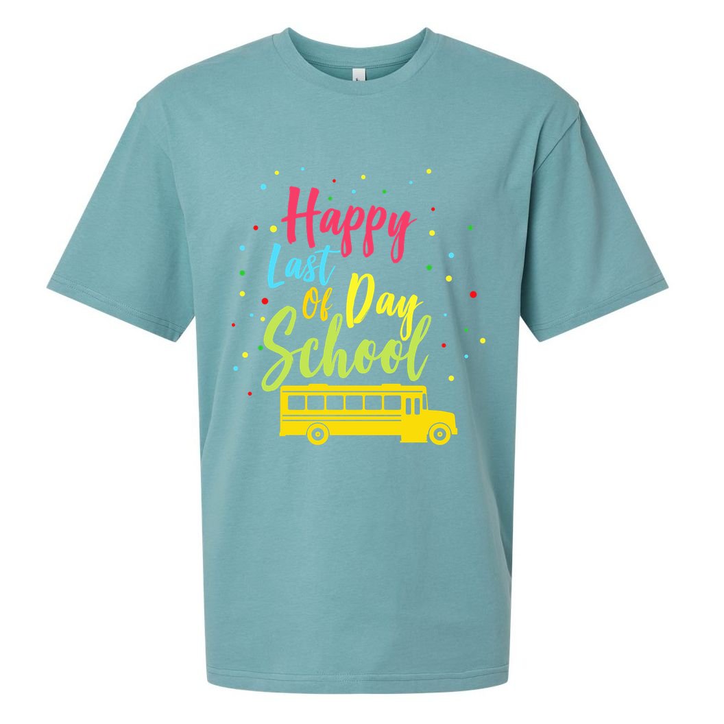 Happy Last Day of School Sueded Cloud Jersey T-Shirt