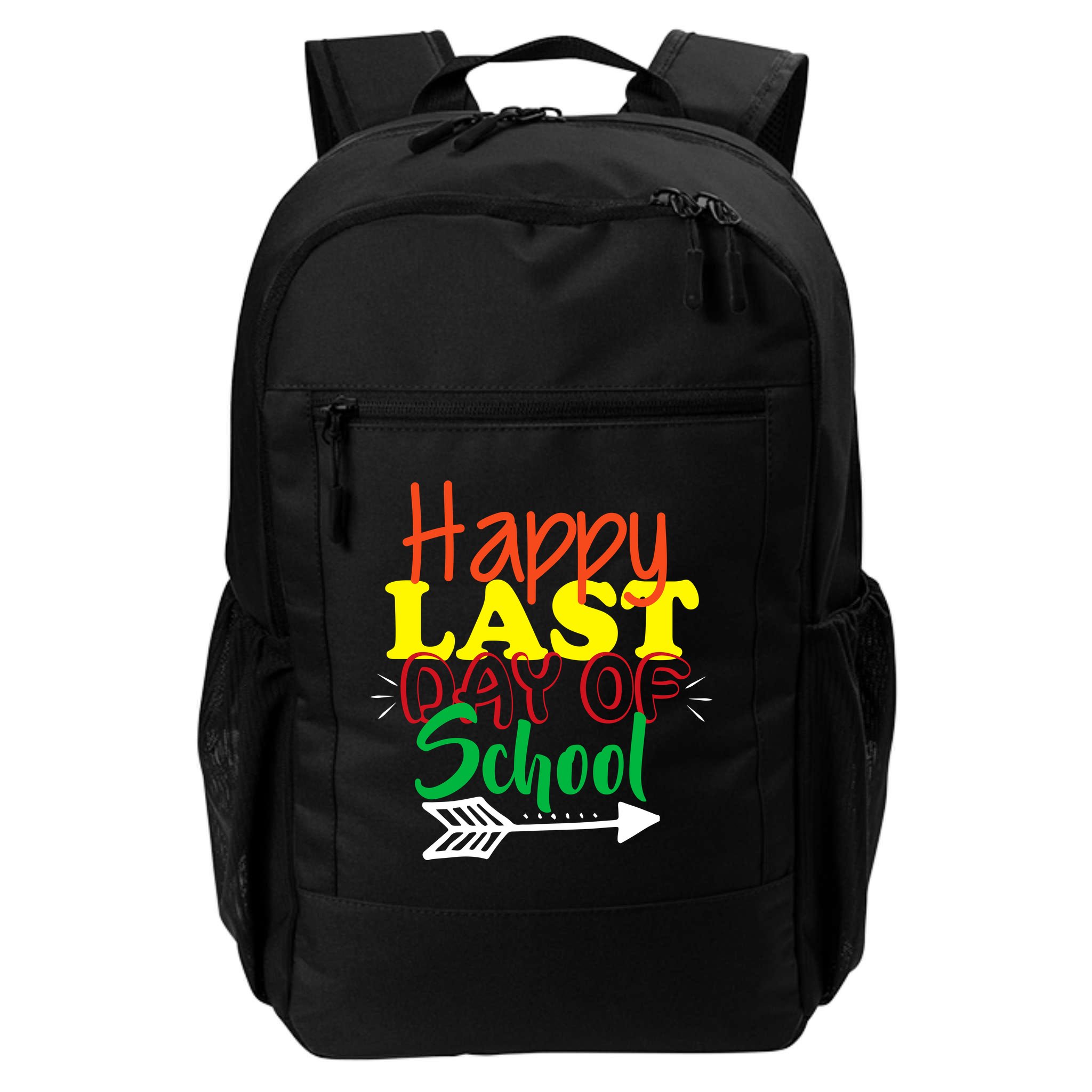 Happy Last Day of School Arrow Backpack