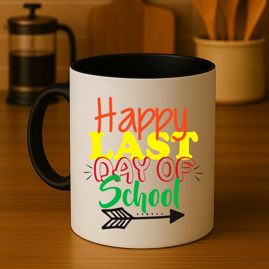 Happy Last Day of School Arrow Mug