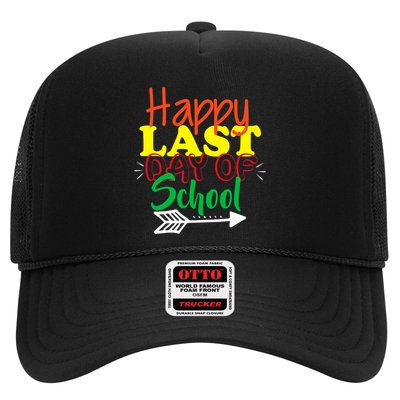 Happy Last Day of School Arrow Trucker Hat