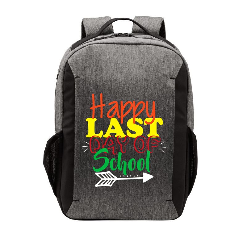 Happy Last Day of School Arrow Vector Backpack