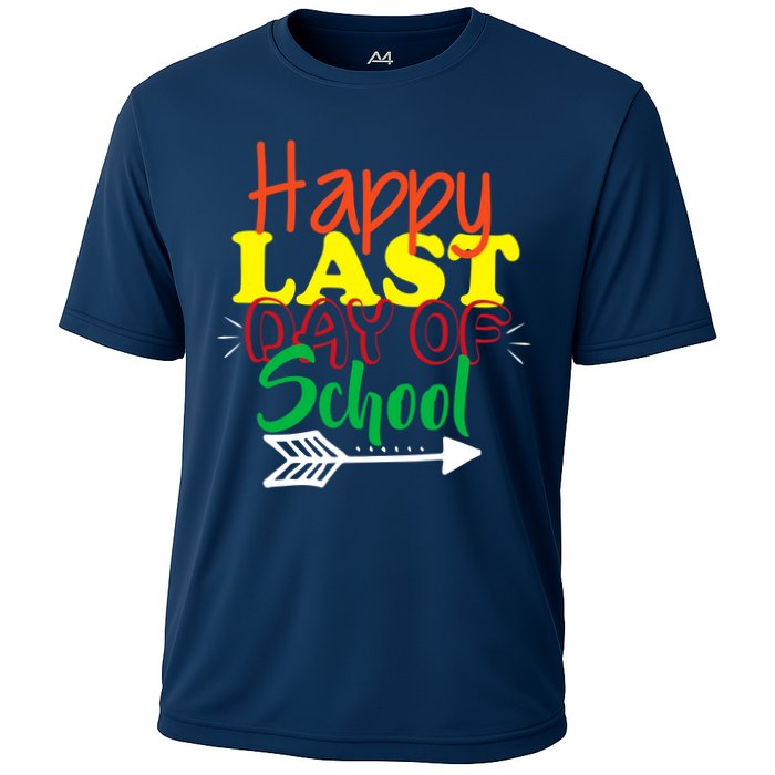 Happy Last Day of School Arrow Cooling Performance Crew T-Shirt