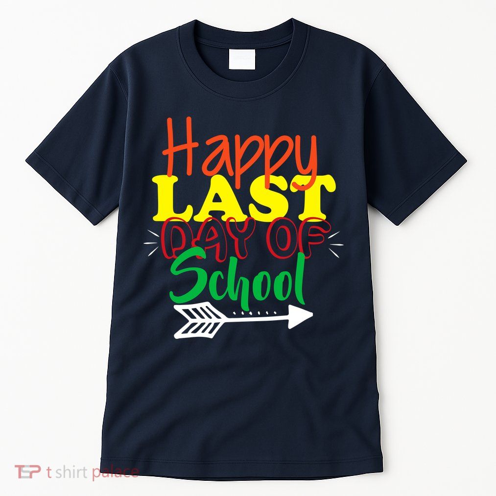 Happy Last Day of School Arrow Tall T-Shirt
