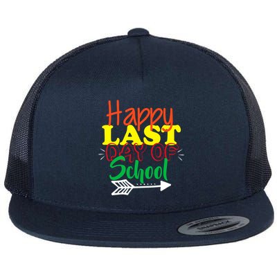 Happy Last Day of School Arrow Flatbill Hat