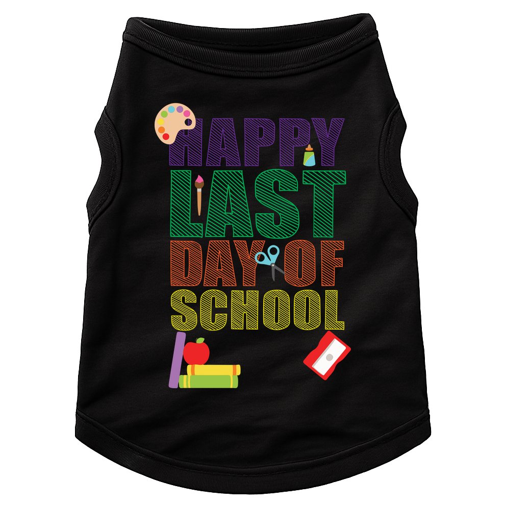 Happy Last Day of School Arts and Crafts Doggie Tank