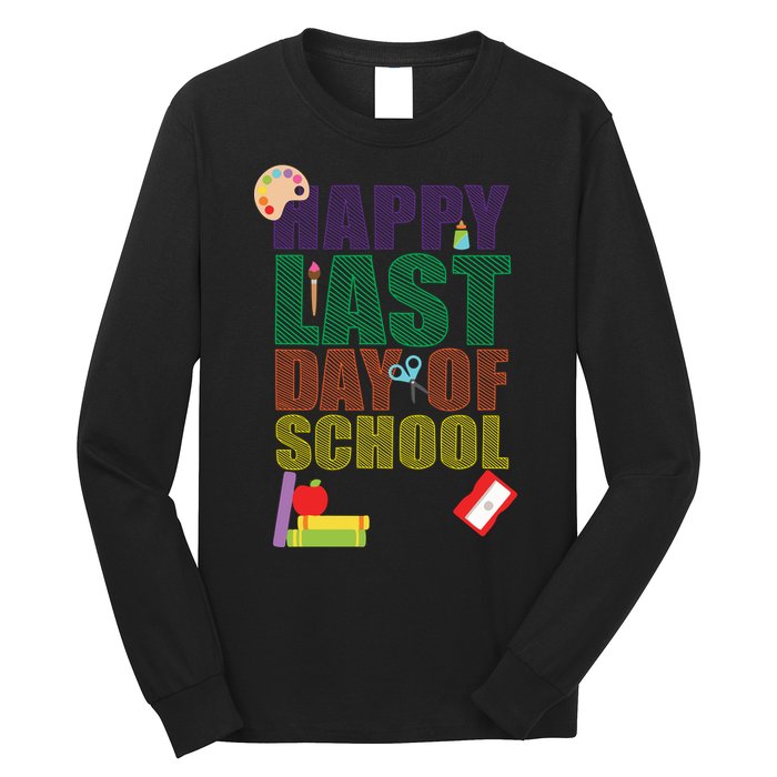 Happy Last Day of School Arts and Crafts Long Sleeve Shirt