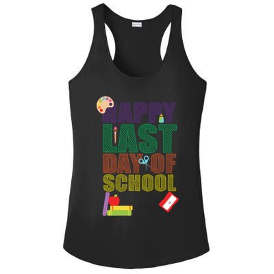 Happy Last Day of School Arts and Crafts Ladies PosiCharge Competitor Racerback Tank