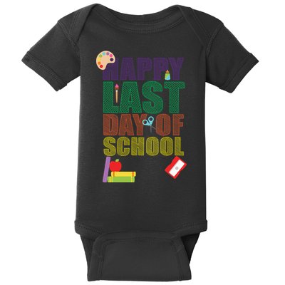 Happy Last Day of School Arts and Crafts Baby Bodysuit