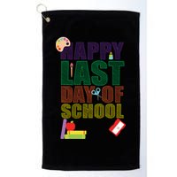 Happy Last Day of School Arts and Crafts Golf Towel