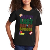 Happy Last Day of School Arts and Crafts Kids T-Shirt